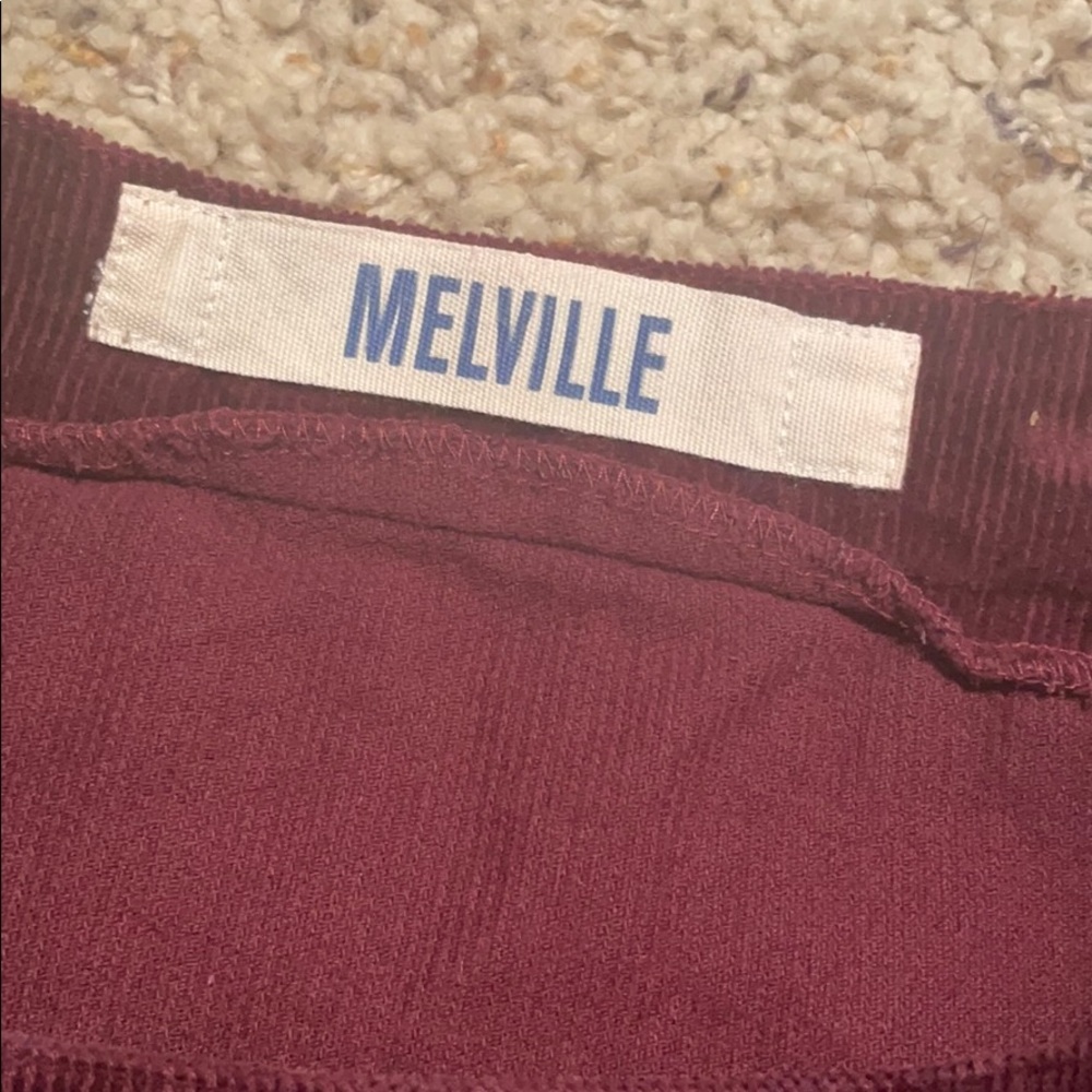 Brandy Melville Women's Button Corduroy Skirt - Picture 5 of 6